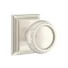 Emtek Rope Knob with Wilshire Rosette