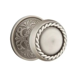 Emtek Rope Knob with Lancaster Rosette
