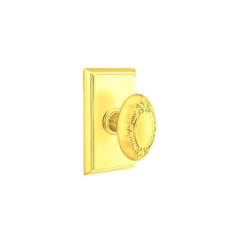 Emtek Victoria Knob with Rectangular Rosette