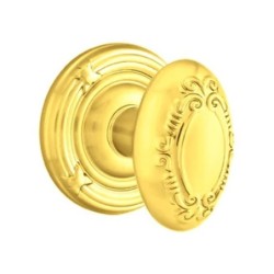 Emtek Victoria Knob with Ribbon and Reed Rosette