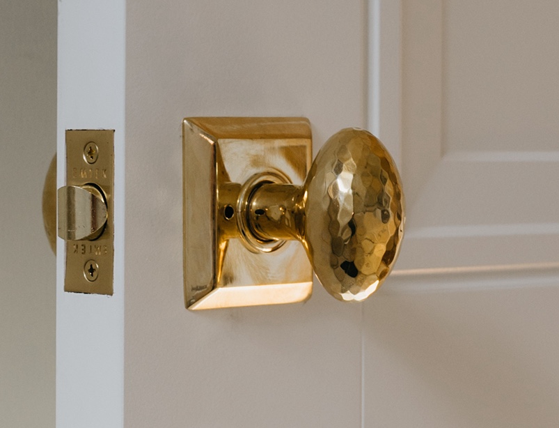 Emtek Hammered Egg Knob